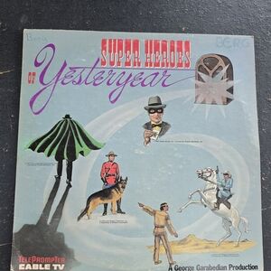 VTG Super Heroes Of Yesteryear 1973 Vinyl LP 33 RPM